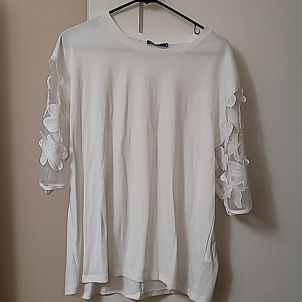 Zara white shirt